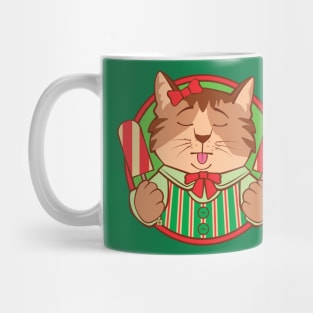 Blep Christmas Cat Mug